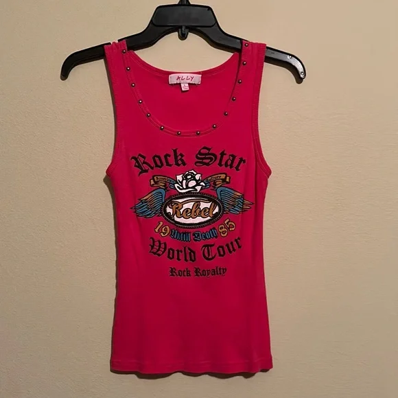 ally pink top